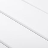 WestinTrends Avalon Modern Low Outdoor Patio Square HDPE Coffee Table, White - Photo 9