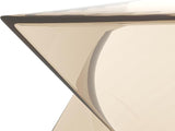 LeisureMod 15.75" Triangular Side Table, Stackable Plastic Accent End Table for Indoor & Outdoor Use - Photo 6