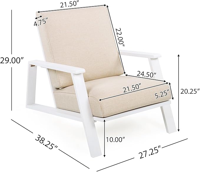 Merax Acacia Wood Outdoor Chaise Lounge Chair Set of 2 - Photo 2