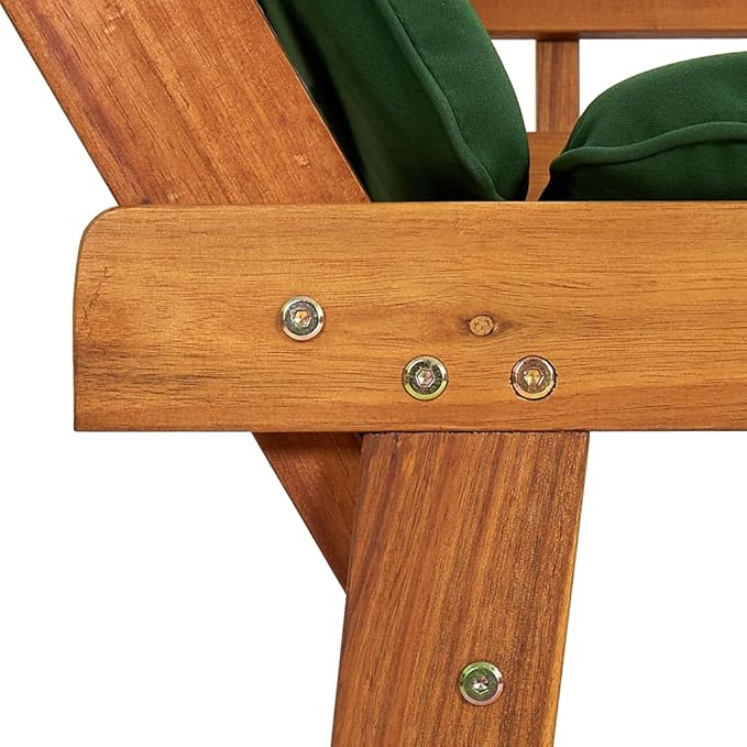 (Fast Shipments) Outdoor Patio Bench Long Rectangular Wooden Dining Picnic Furniture Benches for Backyard, Garden, Lawn - Photo 9