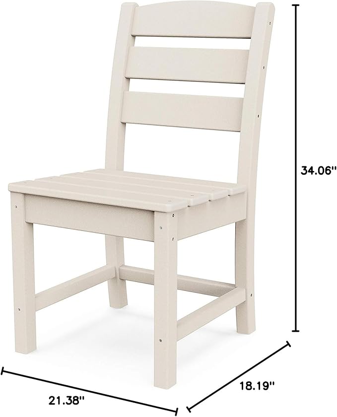 Polywood® Lakeside Dining Side Chair in Sand