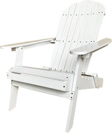 PayLessHere Adirondack Chairs, Weather Resistant Patio Chairs with Pinewood Wooden Textured for Patio Lawn Garden - Photo 1