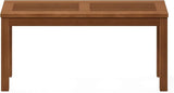 Furinno TIOMAN Outdoor Bench, Backless Garden Bench with Slatted Top, for Patio, Deck, Garden, 11.9" x 39.3" x 18.5" - Photo 8