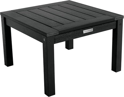highwood AD-KITRKCH1-BKE Lehigh 2 Rocking Chairs with Adirondack Side Table, Black