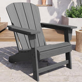 Modern HDPE Plastic Adirondack Chair - Oversize 380 LB Poly Lumber Weather Resistant Firepit Chair - Outdoor Patio - Photo 1