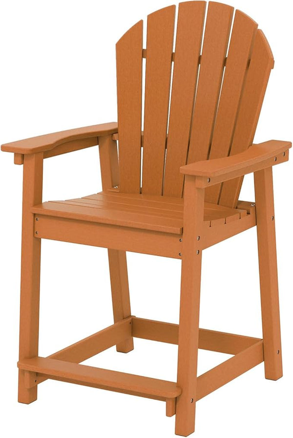 OTSUN Tall Adirondack Chairs Set of 2 (Orange, Set of 2)