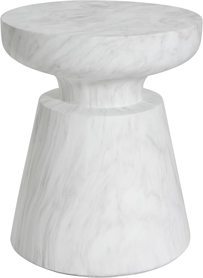 Christopher Knight Home Jayme 15"Indoor Outdoor Accent Side Table, Lightweight Concrete End Table - Photo 4
