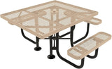 COATEDOUTDOORFURNITURE Coated Outdoor Furniture Heavy-Duty Portable ADA-Compliant Outdoor Picnic Table with Umbrella - Photo 1