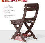 Costaelm Outdoor Patio Modern Folding Dining Chair - Photo 4