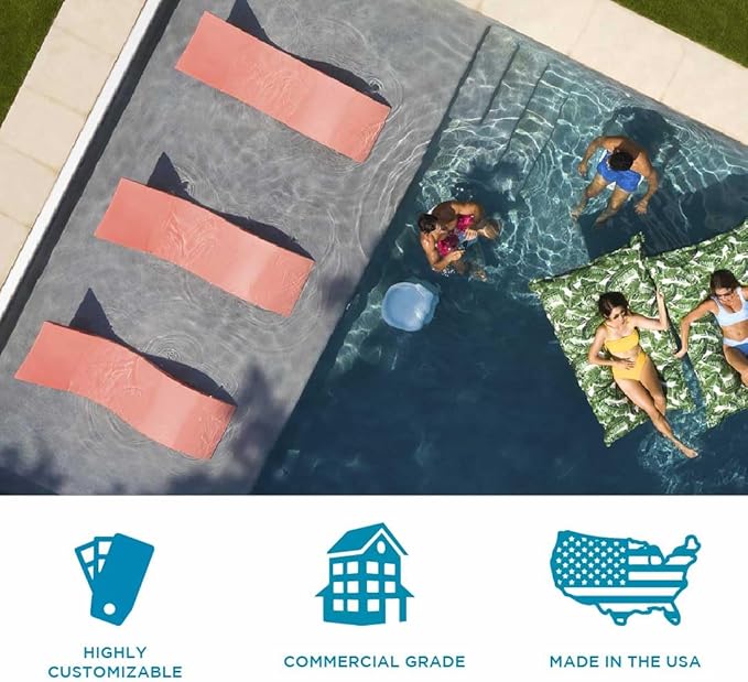 Ledge Lounger- Signature Chaise Deep - Inside Pool & Sun Shelf Lounge Chair - Designed for Deep Shelves 10”-15” - Photo 5