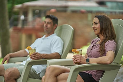 Semco Rockaway Heavy Duty All-Weather Outdoor Rocking Chair Plastics - Gray