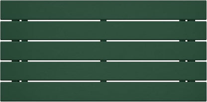WestinTrends Malibu Outdoor Coffee Table, 35" x 17.5" All Weather Poly Lumber Patio Adirondack Coffee Table for Garden Lawn Porch Balcony, Dark Green