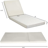 Christopher Knight Home Habery Acacia Wood Chaise Lounge Chair Outdoor with Cushion, Solid Wood Patio Chaise Lounge - Photo 6