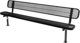 COATEDOUTDOORFURNITURE Coated Outdoor Furniture Heavy-Duty Outdoor Bench Thermoplastic Coated, Expanded Metal - Photo 1