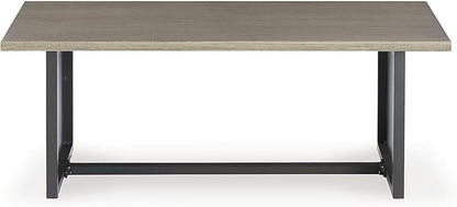 Signature Design by Ashley Bree Zee Right-Arm Facing Modern 7-Piece Outdoor Modular Seating with Tufted Cushion and 2 End Tables, Gray