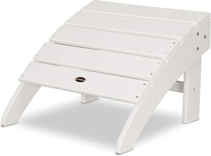 POLYWOOD® Palm Coast Ottoman, White