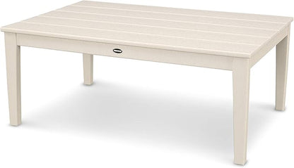 POLYWOOD® Newport 28" x 42" Coffee Table in Sand