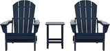 Costaelm 3 piece Patio Set, Outdoor Modern Adirondack Table and Chairs - Photo 1