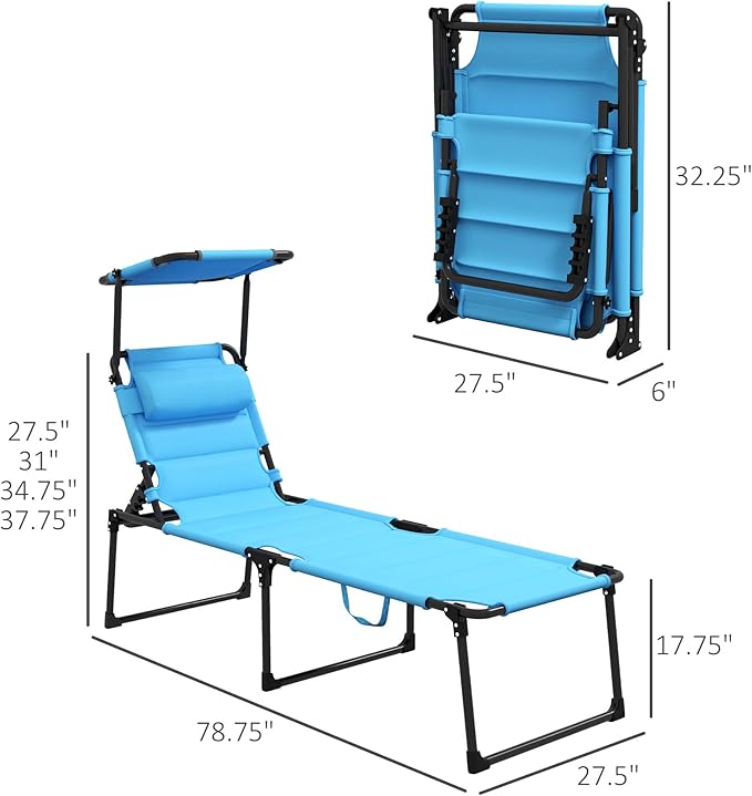 3-in-1 Oversized Sun Tanning Chair with Mat & Face Hole - Photo 3