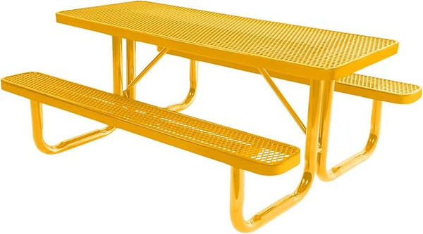 COATEDOUTDOORFURNITURE Heavy-Duty Portable Outdoor Picnic Table - Photo 1