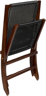 TeakCraft Teak Rattan Lounge Chair – Foldable - Photo 4