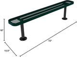 COATEDOUTDOORFURNITURE Coated Outdoor Furniture Heavy-Duty Outdoor Bench Thermoplastic Coated, Expanded Metal - Photo 2