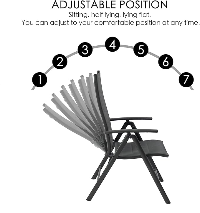 Kozyard 7 Piece Outdoor Patio Dining Set for 6, Extendable Dining Table with 6 Chairs - Photo 4
