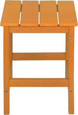 WestinTrends Malibu 3-Piece Set Outdoor Coffee and Side Table for Adirondack Chair, Orange - Photo 6