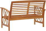 (Fast Shipments) Garden Bench with Table and Benches, Suitable for Backyard, Courtyard, Porch, Garden - Photo 5