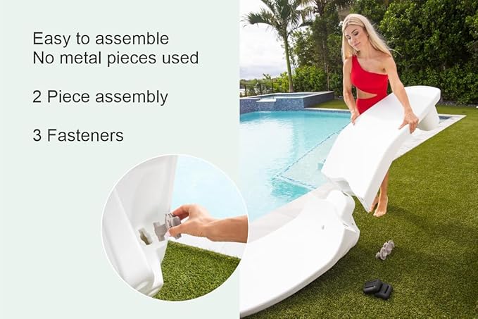 Tenjam Laylo in Pool Lounge Chairs for Sun Shelf Set of Two - Photo 3