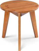 Outvita Outdoor Side Table, Acacia Wooden End Table Small Coffee Table for Patio Balcony Garden Living Room Bedroom - Photo 1