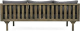 Christopher Knight Home Claremont Outdoor 3 Seater Acacia Wood Daybed with Fabric Water Resistant and Removable Cushions - Photo 10