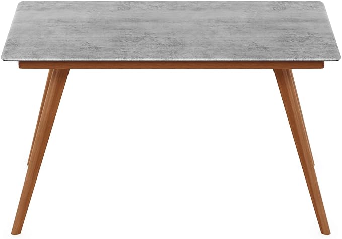 Furinno REDANG Outdoor 4-Leg Rectangular Smart Top Table, Cement - Photo 3