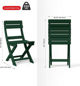 Costaelm Outdoor Patio Modern Folding Dining Chair - Photo 2