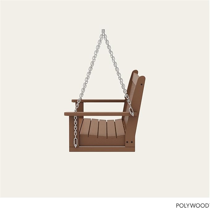 POLYWOOD GNS60TE Vineyard 60" Swing, Teak - Photo 5