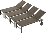 SUNLEI Patio Chaise Lounge Outdoor Set of 2 - Photo 1