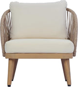 Christopher Knight Home Lydia Set of 2 Boho Patio Furniture Acacia Wood Club Chairs, Outdoor Lounge Chairs - Photo 8