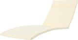 Christopher Knight Home Salem Outdoor Water Resistant Chaise Lounge Cushion, Beige - Photo 1