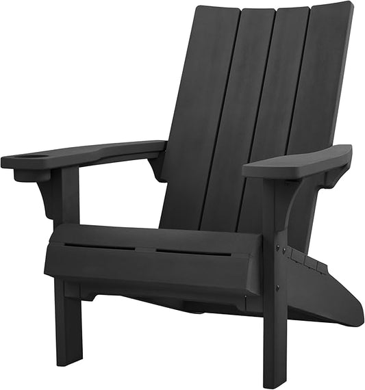 Keter Modern Adirondack Chair - Black