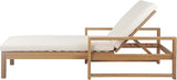 LZ LEISURE ZONE Outdoor Chaise Lounge, 5-Position Adjustable Lounge Chair with Cushion & Adjustable Backrest - Photo 8