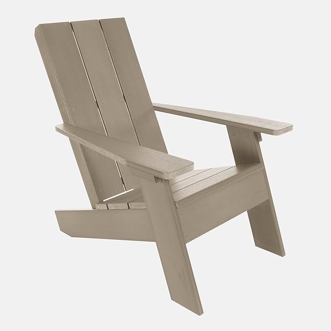 highwood Italica Modern Adirondack Chair, Woodland Brown