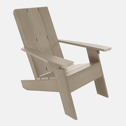 highwood Italica Modern Adirondack Chair, Woodland Brown