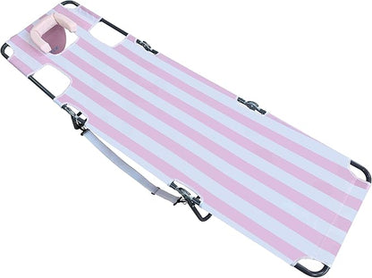 Ostrich Original Chaise Lounge - ICY Pink & White Stripe (ICY Pink & White Stripe)