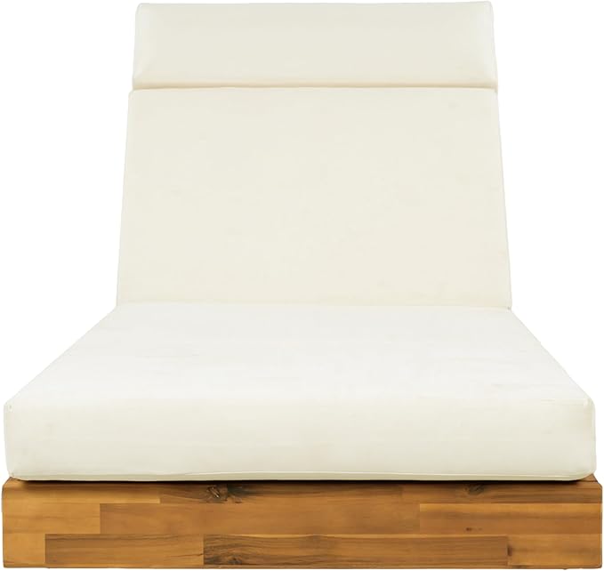 Christopher Knight Home Maril Acacia Wood Chaise Lounge Chair Outdoor, Adjustable Backrest Sun Lounger Recliner - Photo 6