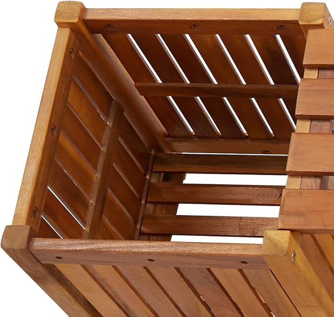 (Fast Delivery) Garden Bench, Outdoor Furniture, Solid Wood, for Porch, Pool, Garden, Lawn, Balcony, Backyard - Photo 5