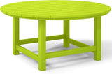 Costaelm Patio Conversation Table, Tatio Accent HDPE Outdoor Weather Resistant - Photo 8