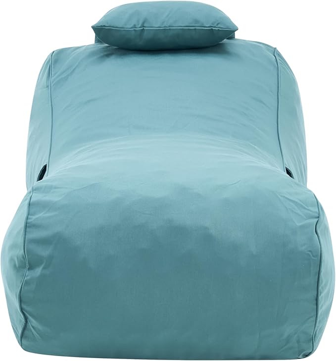 Christopher Knight Home Morton Outdoor Bean Bag Chair Set of 2, Fabric Bean Bag Chair for Adults and Kids - Photo 6