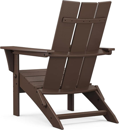 POLYWOOD® Modern Folding Adirondack in Mahogany