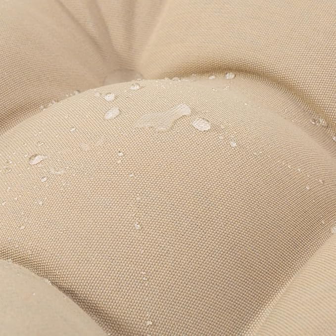 QILLOWAY Outdoor Patio Wicker Seat Cushions Group Loveseat/Two U-Shape/Two Lumbar Pillows for Patio Furniture - Photo 5