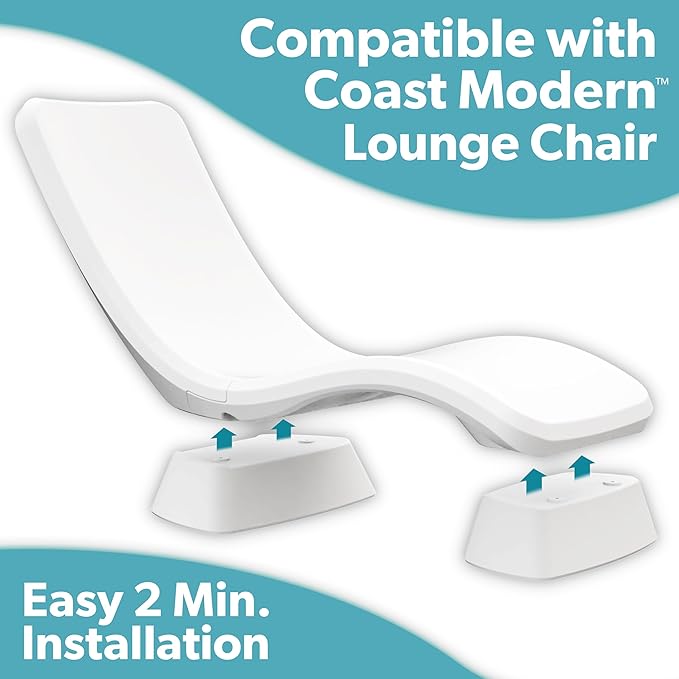 GoSports Coast Modern in Pool Lounge Chair - Waterproof & Weighted Chaise Lounger - Outdoor Pool Furniture for Patio or - Photo 2